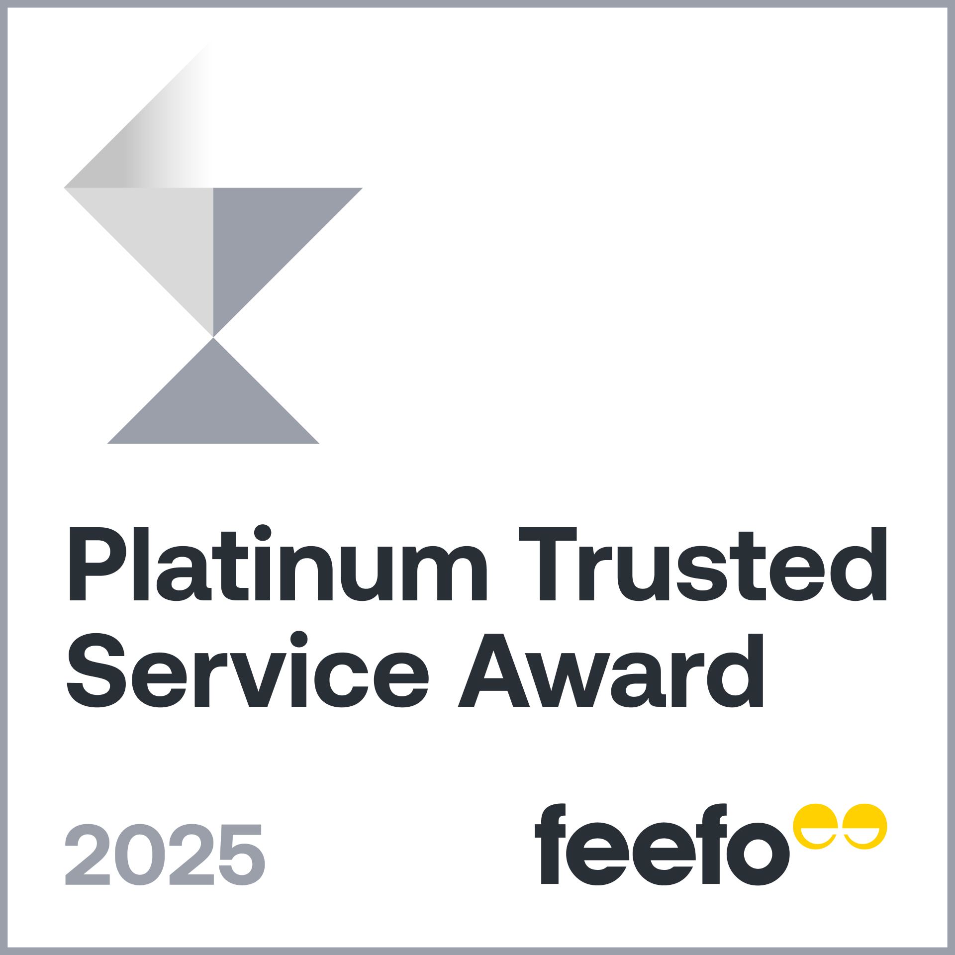 Feefo Platinum Trusted Service